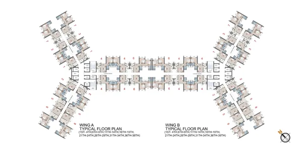 Wing A&B Floor Plan