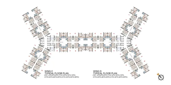 Wing C&D Floor Plan